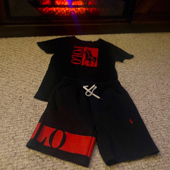 Kids Boys Ralph Lauren POLO Two-piece - 2-piece Short Set - Picture 2 of 4